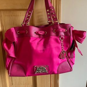 Bright Pink Juicy Bow Tote